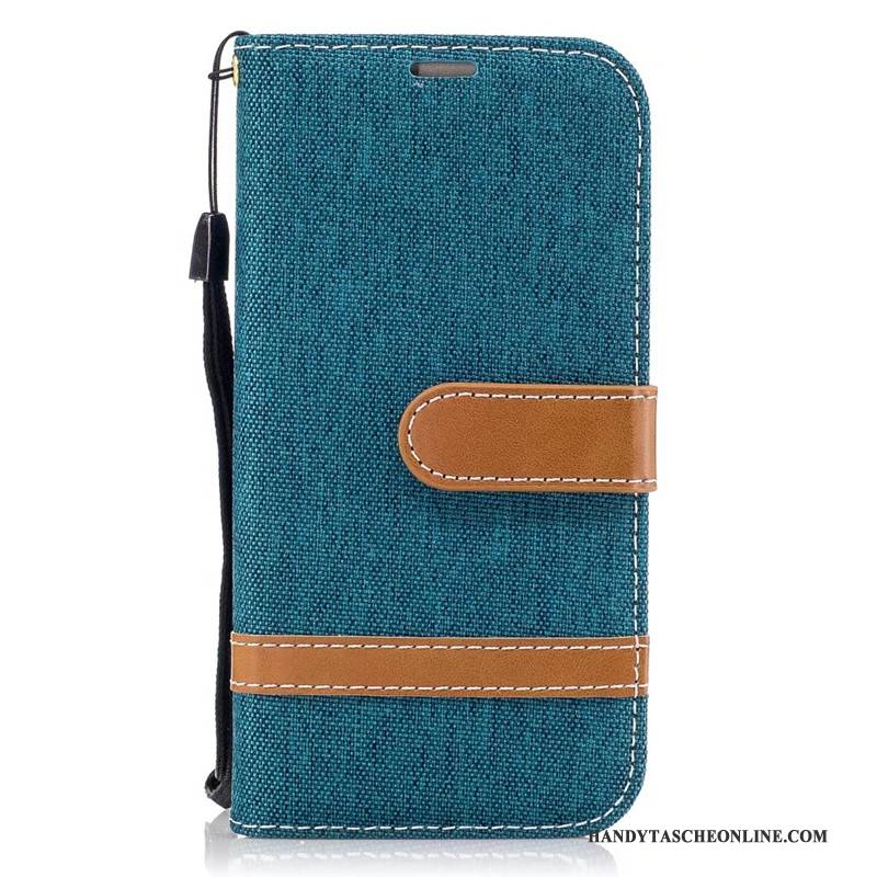 Hülle Samsung Galaxy A5 2017 Geldbörse Denim Lila, Case Samsung Galaxy A5 2017 Schutz