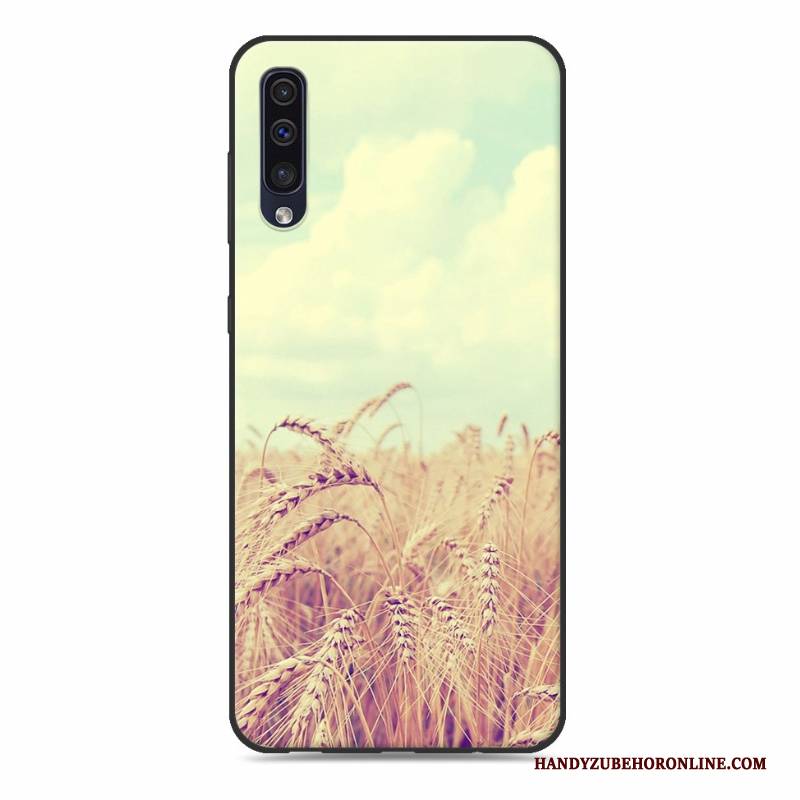 Hülle Samsung Galaxy A50 Silikon Rosa Handyhüllen, Case Samsung Galaxy A50 Weiche Hängende Verzierungen Trend