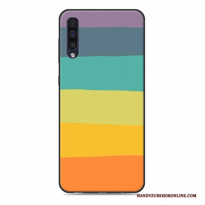 Hülle Samsung Galaxy A50 Silikon Rosa Handyhüllen, Case Samsung Galaxy A50 Weiche Hängende Verzierungen Trend