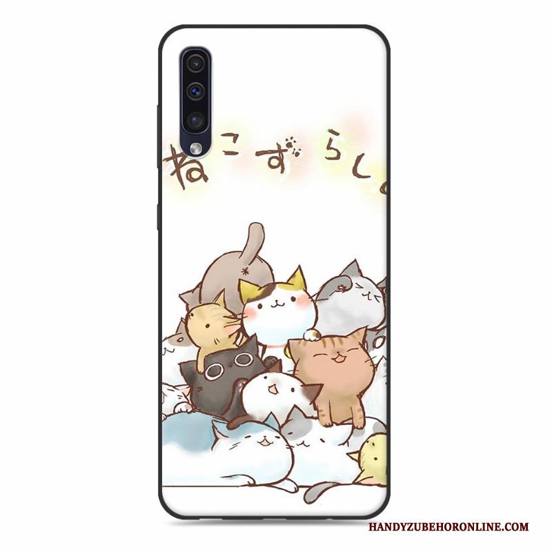 Hülle Samsung Galaxy A50 Silikon Rosa Handyhüllen, Case Samsung Galaxy A50 Weiche Hängende Verzierungen Trend