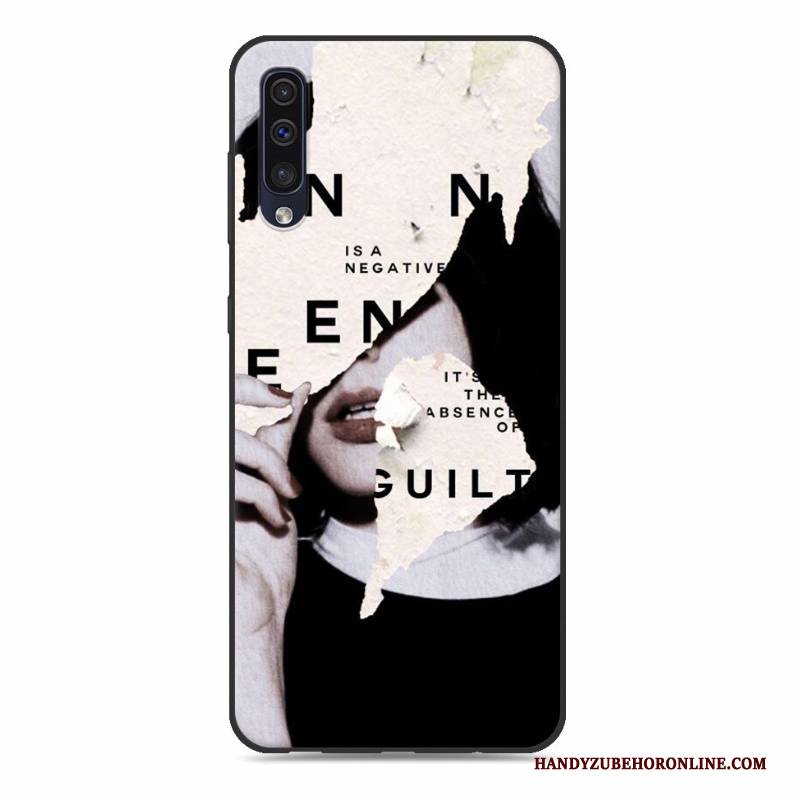 Hülle Samsung Galaxy A50 Silikon Rosa Handyhüllen, Case Samsung Galaxy A50 Weiche Hängende Verzierungen Trend