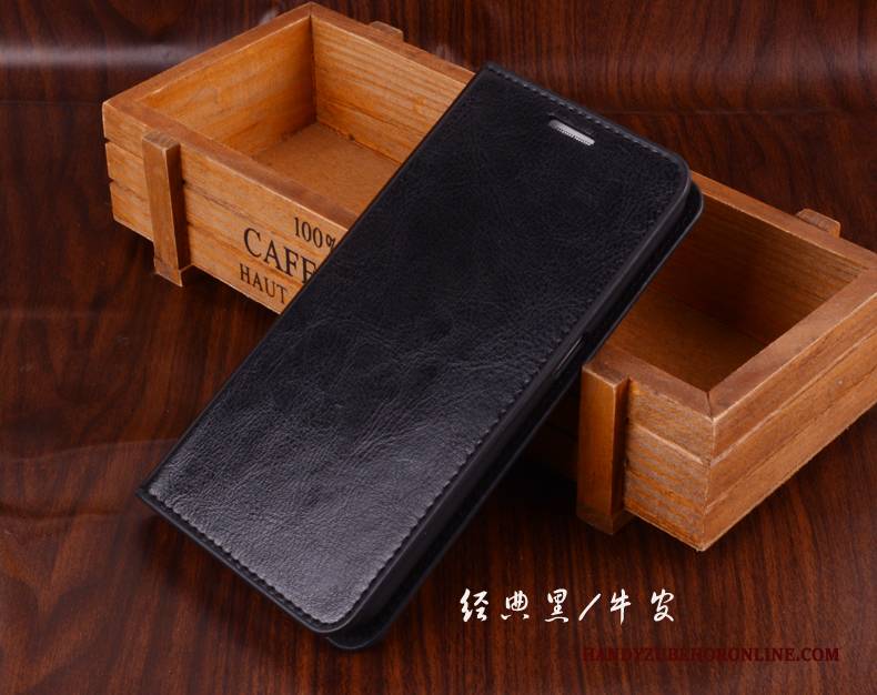 Hülle Samsung Galaxy A6+ Lederhülle Anti-sturz Handyhüllen, Case Samsung Galaxy A6+ Schutz