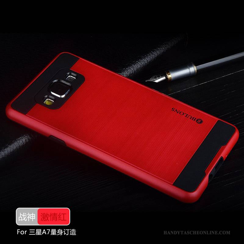 Hülle Samsung Galaxy A7 2015 Silikon Handyhüllen Silber, Case Samsung Galaxy A7 2015 Schutz Grau Trend