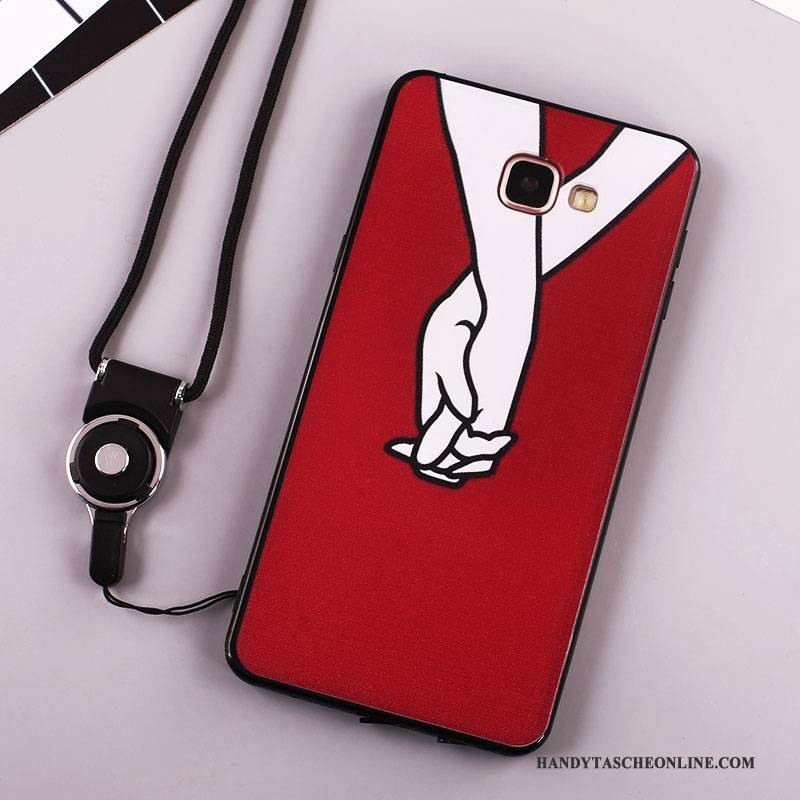 Hülle Samsung Galaxy A7 2016 Silikon Handyhüllen Anti-sturz, Case Samsung Galaxy A7 2016 Weiche Schwarz