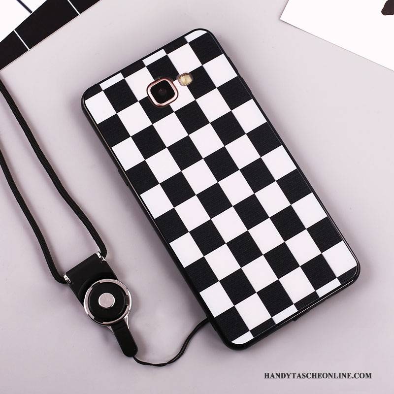 Hülle Samsung Galaxy A7 2016 Silikon Handyhüllen Anti-sturz, Case Samsung Galaxy A7 2016 Weiche Schwarz
