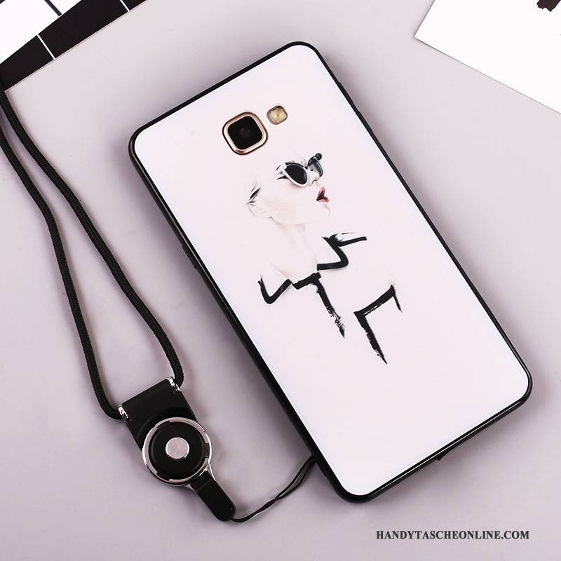 Hülle Samsung Galaxy A7 2016 Silikon Handyhüllen Anti-sturz, Case Samsung Galaxy A7 2016 Weiche Schwarz