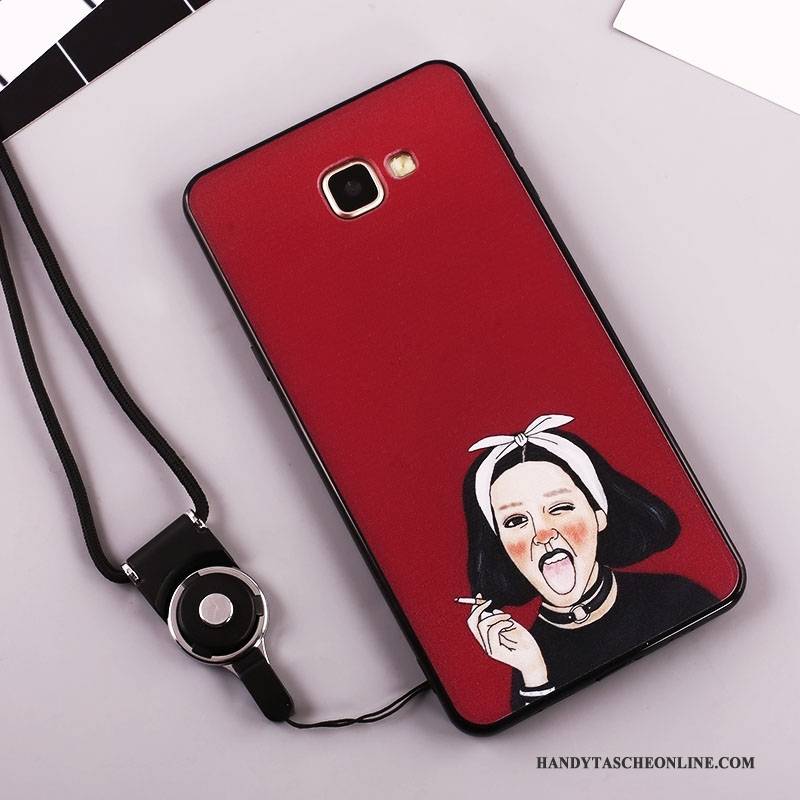 Hülle Samsung Galaxy A7 2016 Silikon Handyhüllen Anti-sturz, Case Samsung Galaxy A7 2016 Weiche Schwarz
