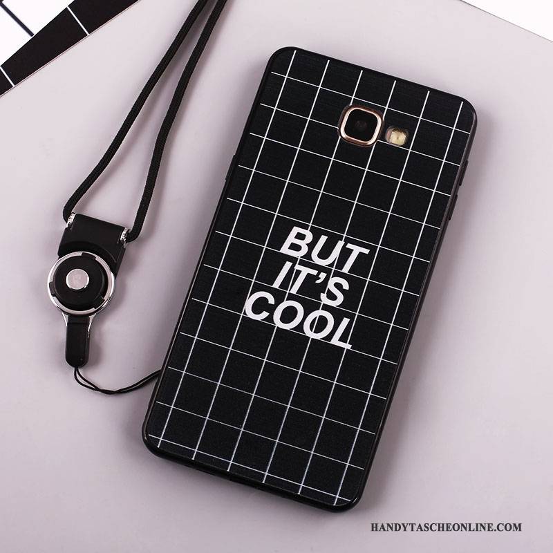 Hülle Samsung Galaxy A7 2016 Silikon Handyhüllen Anti-sturz, Case Samsung Galaxy A7 2016 Weiche Schwarz