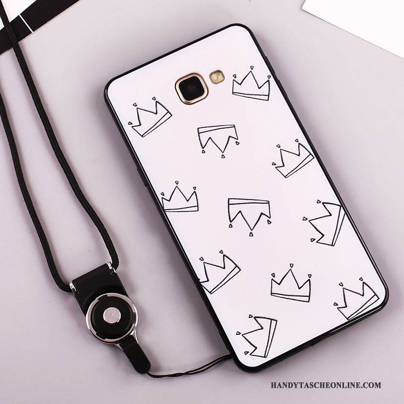 Hülle Samsung Galaxy A7 2016 Silikon Handyhüllen Anti-sturz, Case Samsung Galaxy A7 2016 Weiche Schwarz