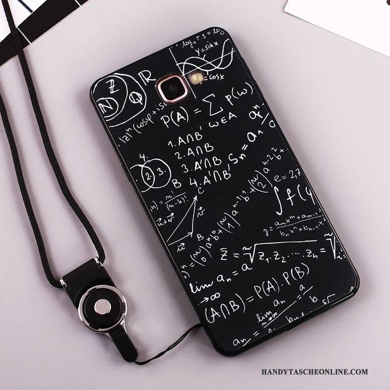 Hülle Samsung Galaxy A7 2016 Silikon Handyhüllen Anti-sturz, Case Samsung Galaxy A7 2016 Weiche Schwarz