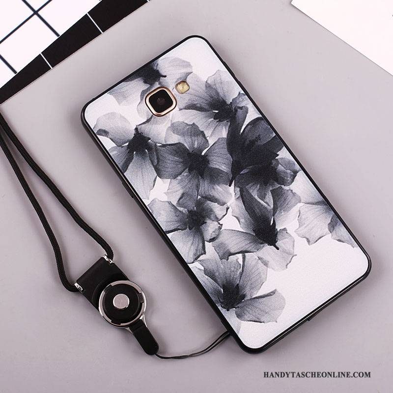 Hülle Samsung Galaxy A7 2016 Silikon Handyhüllen Anti-sturz, Case Samsung Galaxy A7 2016 Weiche Schwarz