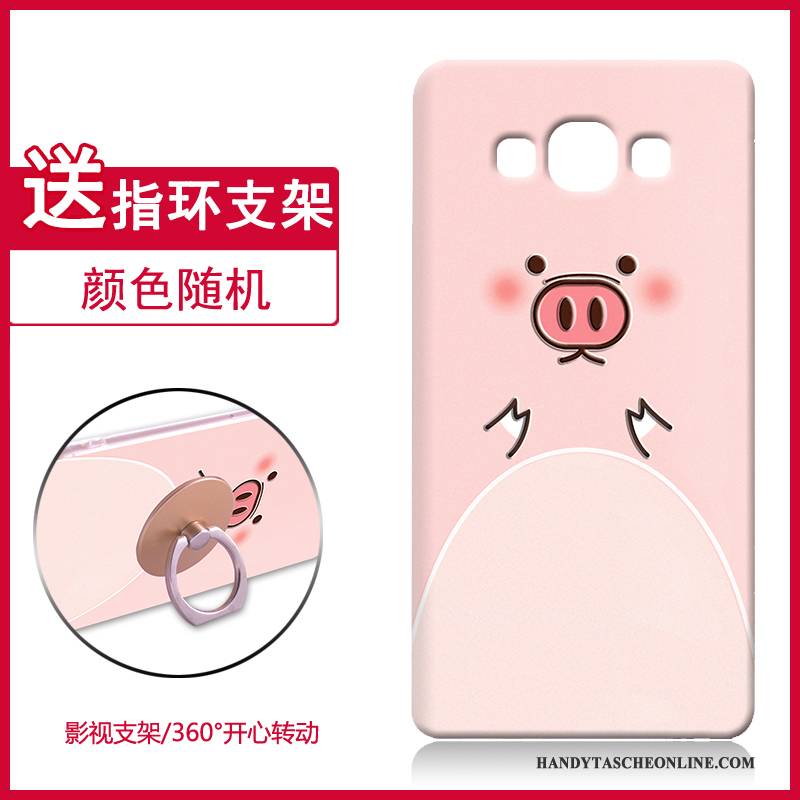 Hülle Samsung Galaxy A7 2016 Silikon Handyhüllen Rosa, Case Samsung Galaxy A7 2016 Weiche Persönlichkeit