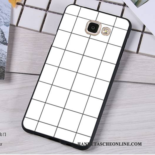 Hülle Samsung Galaxy A7 2016 Weiche Blau Nubuck, Case Samsung Galaxy A7 2016 Silikon Hängende Verzierungen Handyhüllen
