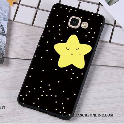 Hülle Samsung Galaxy A7 2016 Weiche Blau Nubuck, Case Samsung Galaxy A7 2016 Silikon Hängende Verzierungen Handyhüllen