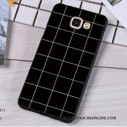 Hülle Samsung Galaxy A7 2016 Weiche Blau Nubuck, Case Samsung Galaxy A7 2016 Silikon Hängende Verzierungen Handyhüllen
