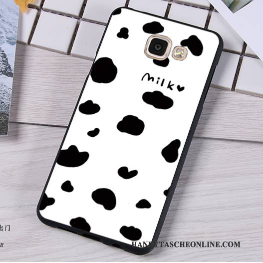 Hülle Samsung Galaxy A7 2016 Weiche Blau Nubuck, Case Samsung Galaxy A7 2016 Silikon Hängende Verzierungen Handyhüllen