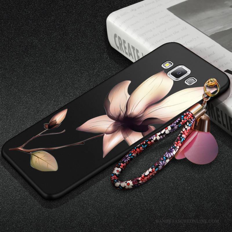 Hülle Samsung Galaxy A8 Taschen Handyhüllen Anti-sturz, Case Samsung Galaxy A8 Silikon Kunst Rot