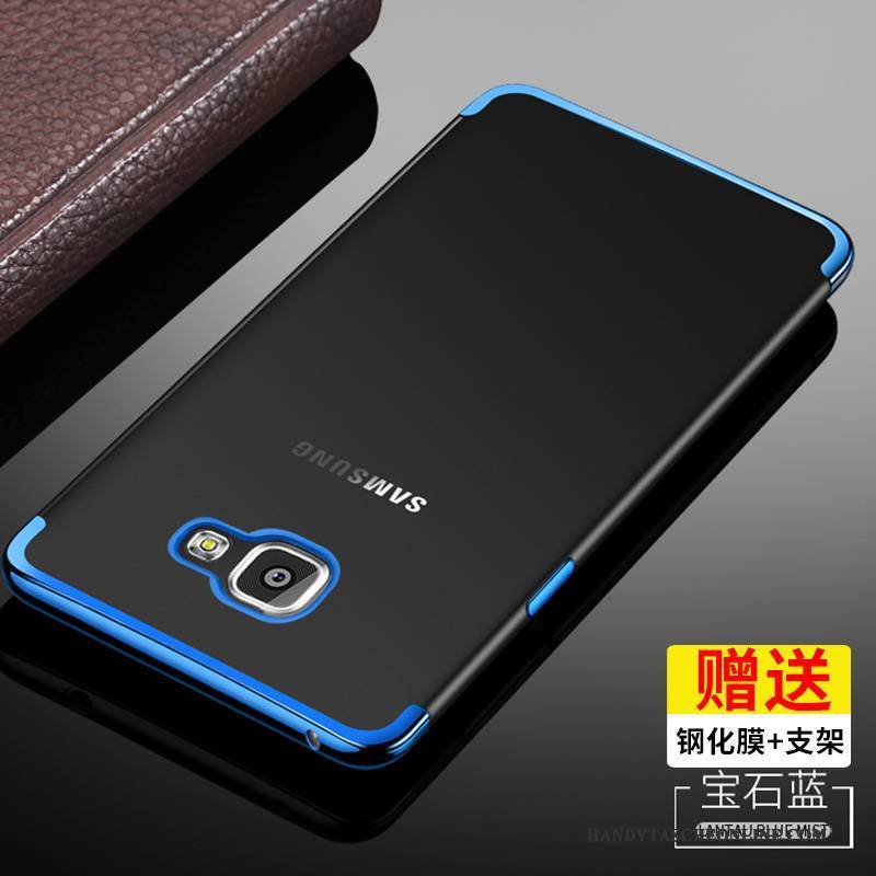 Hülle Samsung Galaxy A9 Schutz Schlank Gold, Case Samsung Galaxy A9 Weiche Hoch Transparent