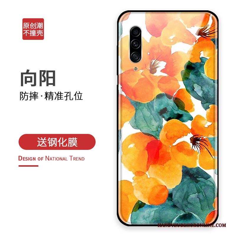 Hülle Samsung Galaxy A90 5g Kreativ Persönlichkeit Grün, Case Samsung Galaxy A90 5g Taschen Anti-sturz Handyhüllen