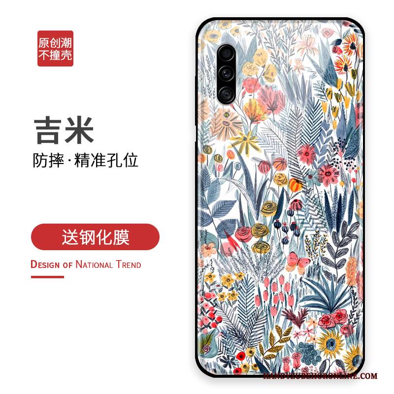 Hülle Samsung Galaxy A90 5g Kreativ Persönlichkeit Grün, Case Samsung Galaxy A90 5g Taschen Anti-sturz Handyhüllen