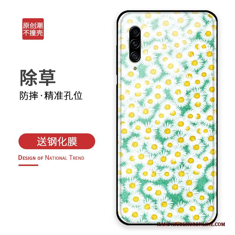 Hülle Samsung Galaxy A90 5g Kreativ Persönlichkeit Grün, Case Samsung Galaxy A90 5g Taschen Anti-sturz Handyhüllen