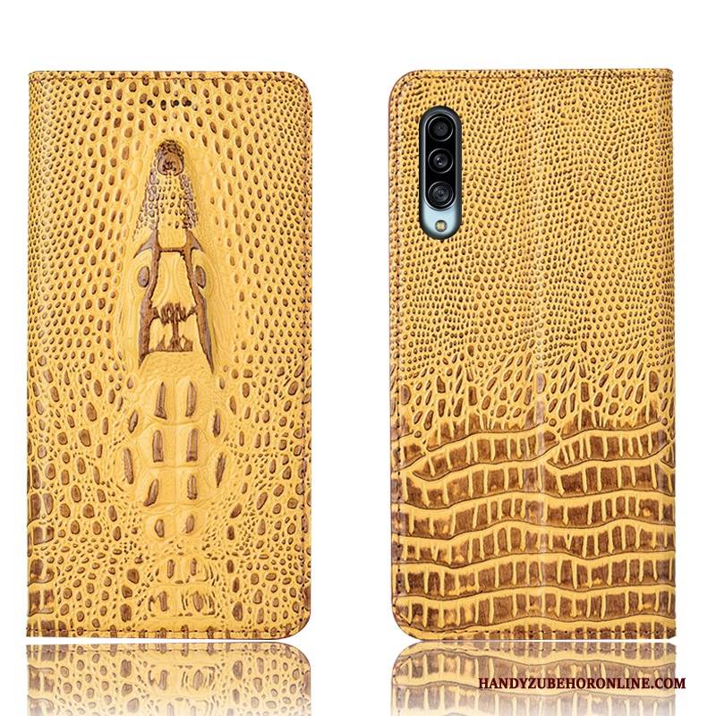 Hülle Samsung Galaxy A90 5g Schutz Handyhüllen Anti-sturz, Case Samsung Galaxy A90 5g Taschen Krokodilmuster