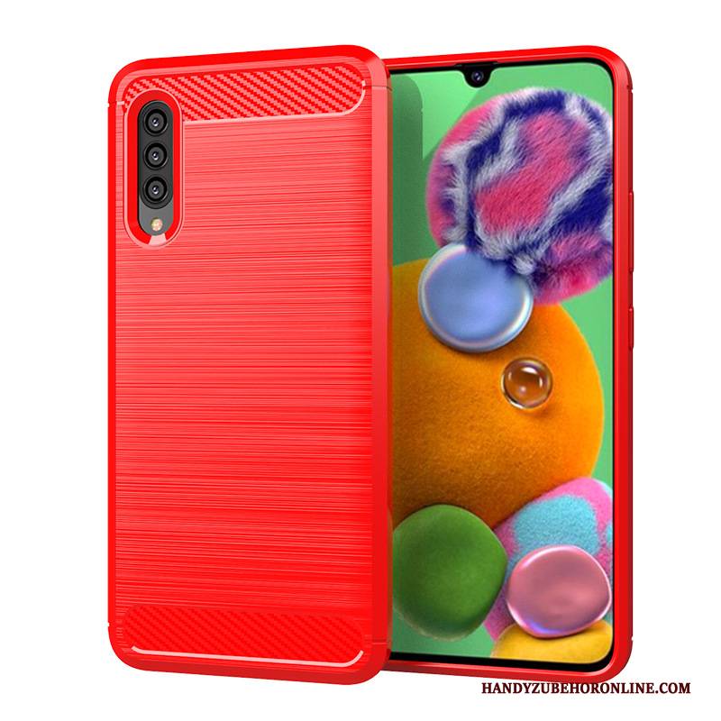 Hülle Samsung Galaxy A90 5g Weiche Handyhüllen Rot, Case Samsung Galaxy A90 5g Schutz