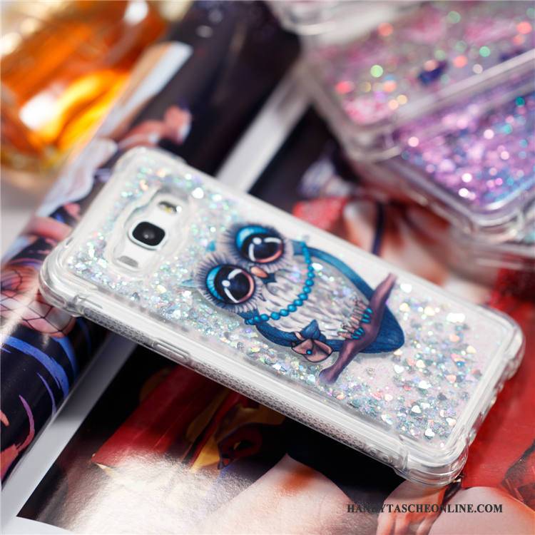 Hülle Samsung Galaxy J3 2015 Weiche Bedruckte Rosa, Case Samsung Galaxy J3 2015 Handyhüllen Anti-sturz