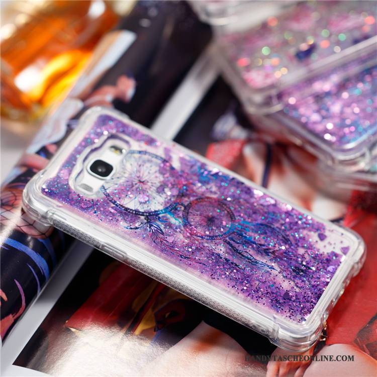 Hülle Samsung Galaxy J3 2015 Weiche Bedruckte Rosa, Case Samsung Galaxy J3 2015 Handyhüllen Anti-sturz