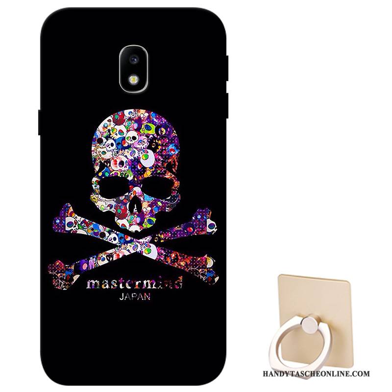 Hülle Samsung Galaxy J3 2017 Farbe Muster Transparent, Case Samsung Galaxy J3 2017 Weiche Angepasst Handyhüllen
