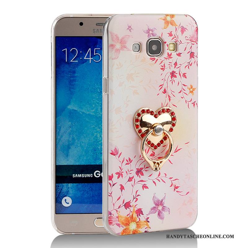 Hülle Samsung Galaxy J5 2015 Halterung Handyhüllen Rosa, Case Samsung Galaxy J5 2015 Schutz Anti-sturz