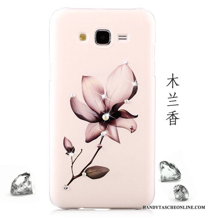 Hülle Samsung Galaxy J7 2015 Gemalt Nubuck Trend, Case Samsung Galaxy J7 2015 Strass Anti-sturz Handyhüllen