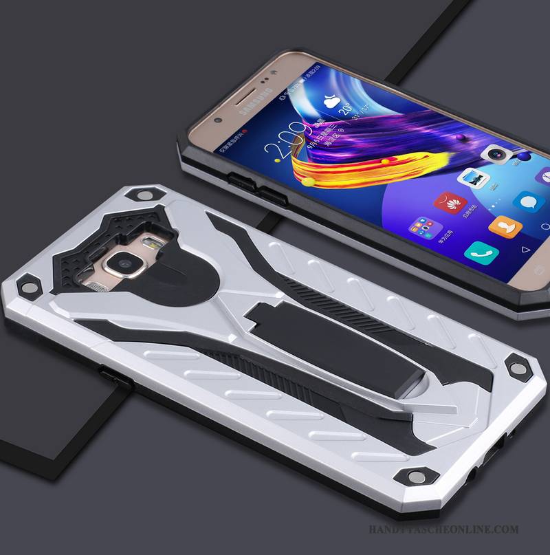Hülle Samsung Galaxy J7 2015 Taschen Blau Handyhüllen, Case Samsung Galaxy J7 2015