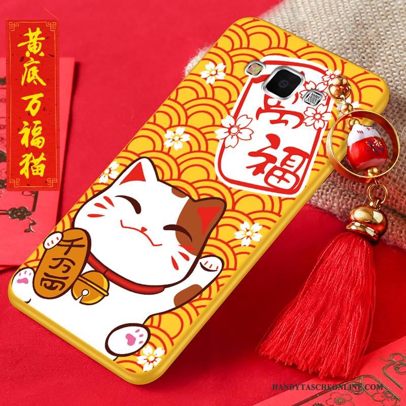 Hülle Samsung Galaxy J7 2016 Schutz Reichtum Anti-sturz, Case Samsung Galaxy J7 2016 Handyhüllen Katzen