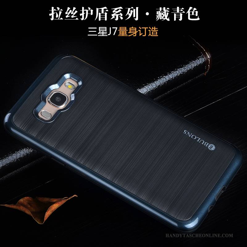 Hülle Samsung Galaxy J7 2016 Weiche Handyhüllen Rot, Case Samsung Galaxy J7 2016 Taschen Anti-sturz Trend