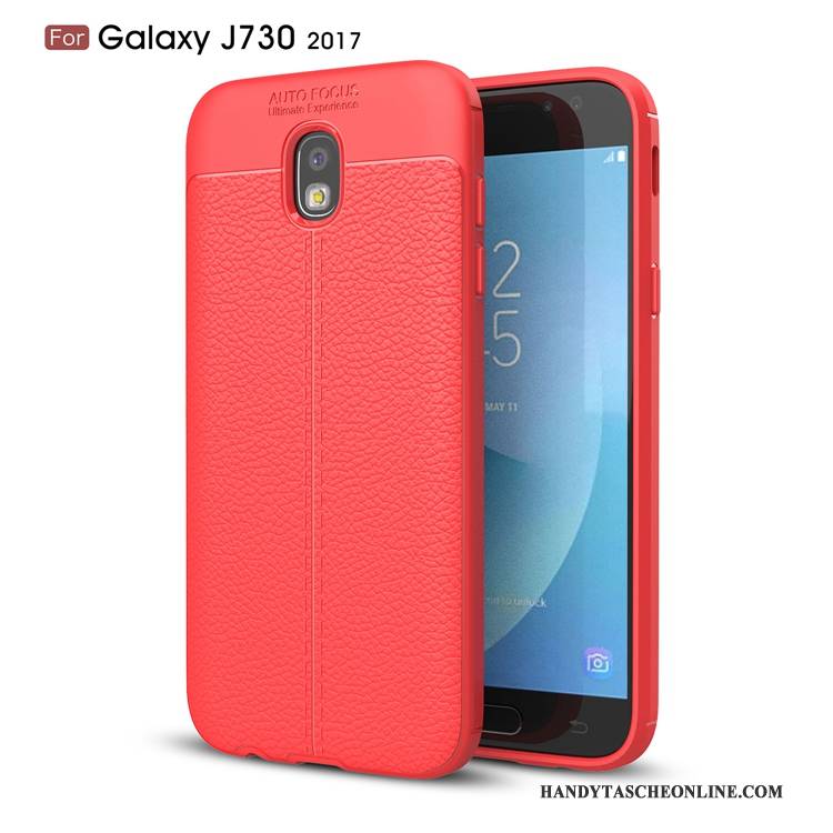 Hülle Samsung Galaxy J7 2017 Schutz Anti-sturz Persönlichkeit, Case Samsung Galaxy J7 2017 Taschen Grau Handyhüllen