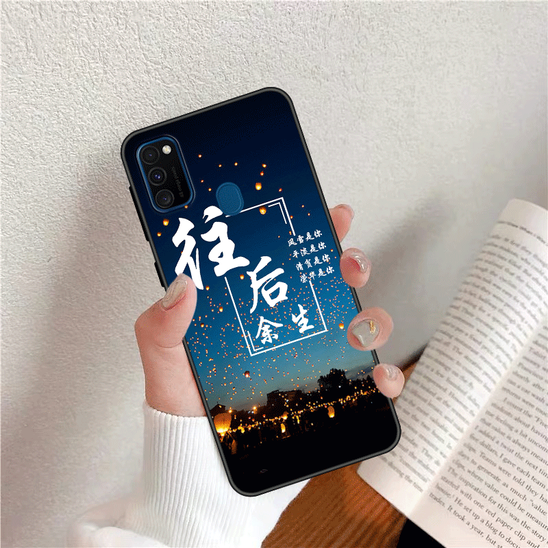 Hülle Samsung Galaxy M30s Weiche Anti-sturz Handyhüllen, Case Samsung Galaxy M30s Taschen Liebhaber Nubuck