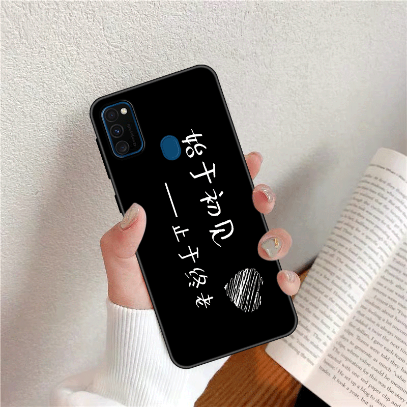Hülle Samsung Galaxy M30s Weiche Anti-sturz Handyhüllen, Case Samsung Galaxy M30s Taschen Liebhaber Nubuck
