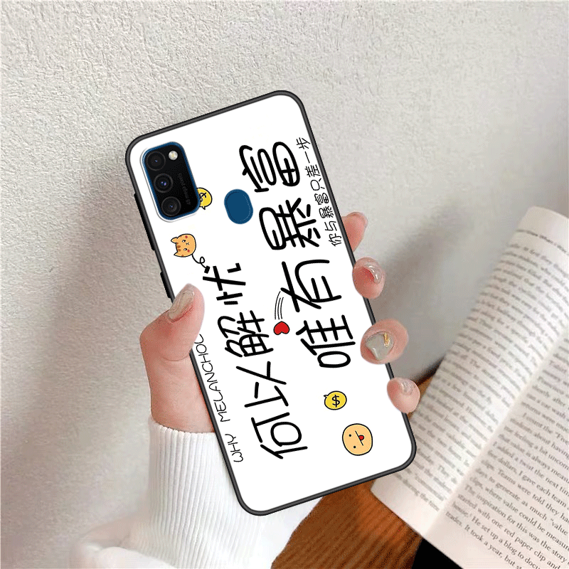 Hülle Samsung Galaxy M30s Weiche Anti-sturz Handyhüllen, Case Samsung Galaxy M30s Taschen Liebhaber Nubuck