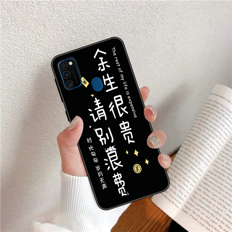 Hülle Samsung Galaxy M30s Weiche Anti-sturz Handyhüllen, Case Samsung Galaxy M30s Taschen Liebhaber Nubuck