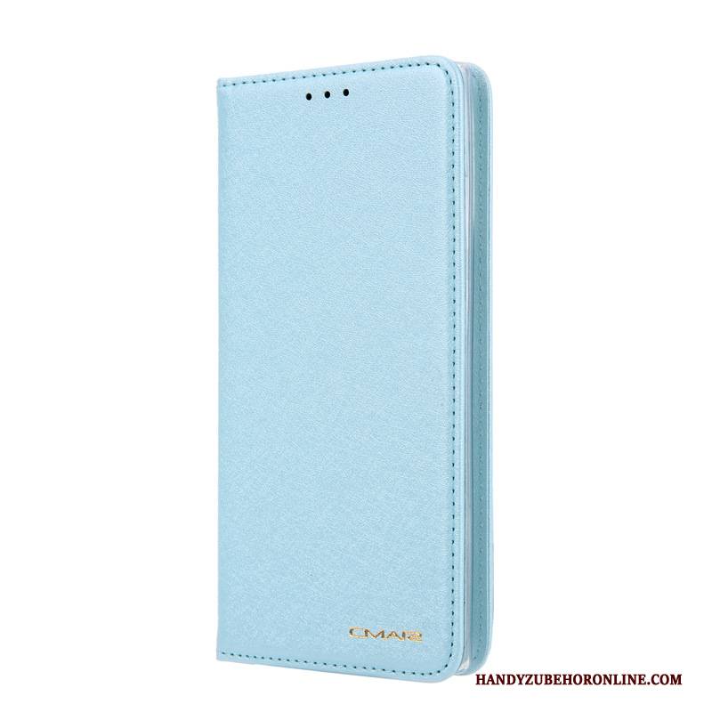 Hülle Samsung Galaxy Note 10+ Lederhülle Handyhüllen Blau, Case Samsung Galaxy Note 10+ Folio Karte