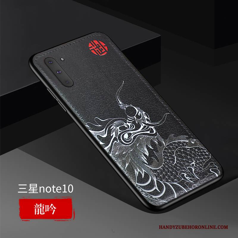 Hülle Samsung Galaxy Note 10 Taschen Anti-sturz Neu, Case Samsung Galaxy Note 10 Leder Nubuck Handyhüllen