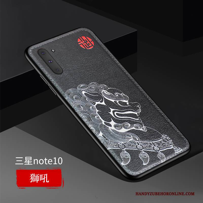 Hülle Samsung Galaxy Note 10 Taschen Anti-sturz Neu, Case Samsung Galaxy Note 10 Leder Nubuck Handyhüllen