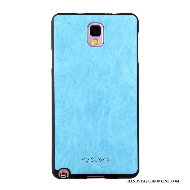 Hülle Samsung Galaxy Note 3 Lederhülle Business Khaki, Case Samsung Galaxy Note 3 Weiche Handyhüllen