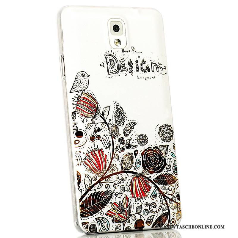 Hülle Samsung Galaxy Note 3 Prägung Hintere Abdeckung Schlank, Case Samsung Galaxy Note 3 Schutz Handyhüllen Nubuck