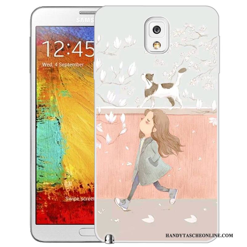 Hülle Samsung Galaxy Note 3 Weiche Grün Handyhüllen, Case Samsung Galaxy Note 3 Kreativ
