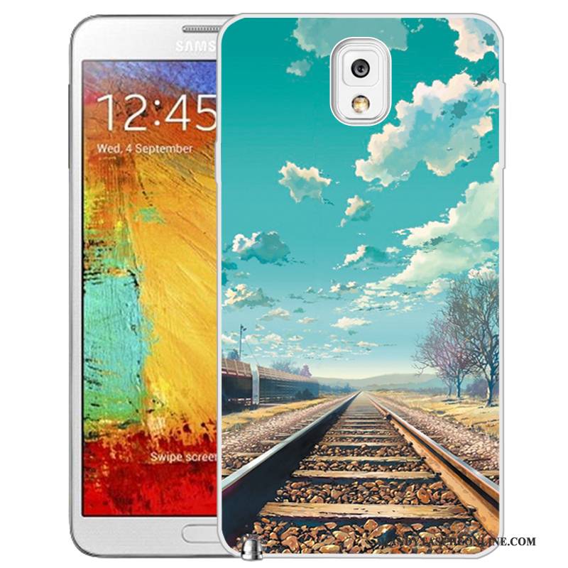 Hülle Samsung Galaxy Note 3 Weiche Grün Handyhüllen, Case Samsung Galaxy Note 3 Kreativ