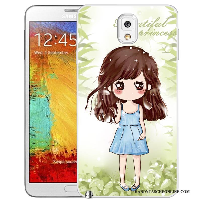 Hülle Samsung Galaxy Note 3 Weiche Grün Handyhüllen, Case Samsung Galaxy Note 3 Kreativ
