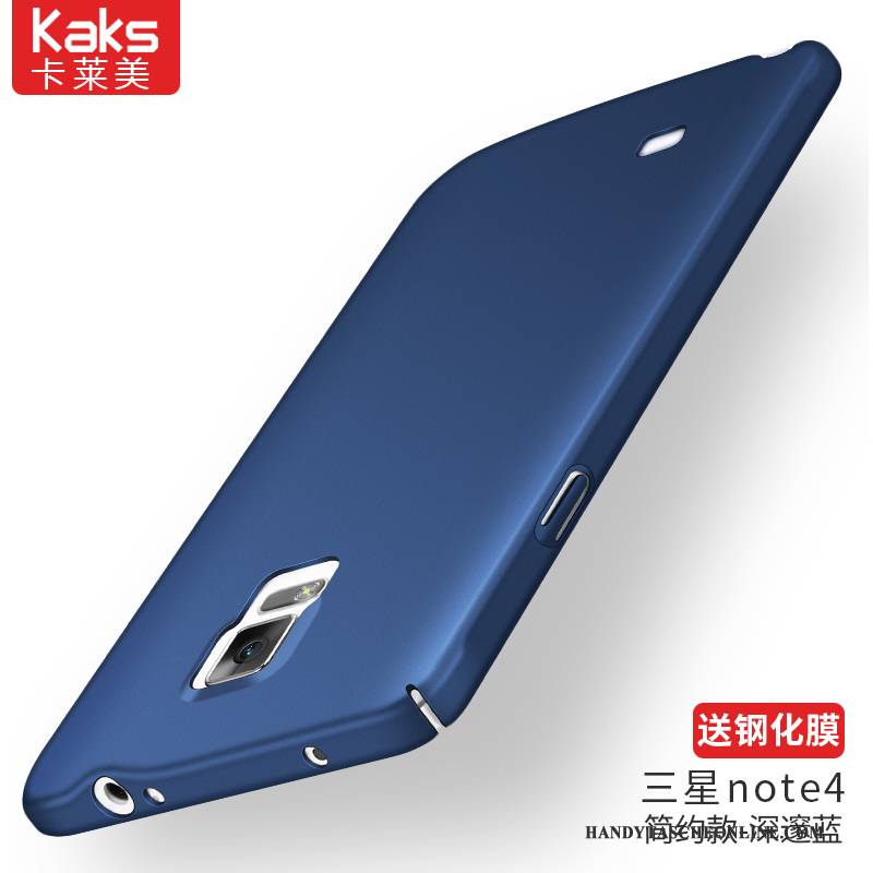 Hülle Samsung Galaxy Note 4 Silikon Handyhüllen Schwer, Case Samsung Galaxy Note 4 Taschen Nubuck Rosa