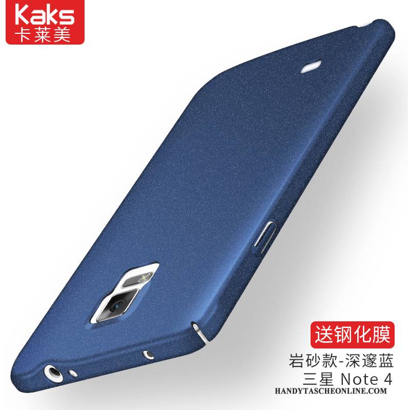 Hülle Samsung Galaxy Note 4 Silikon Handyhüllen Schwer, Case Samsung Galaxy Note 4 Taschen Nubuck Rosa